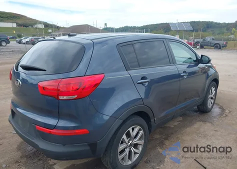 2015 Kia Sportage Lx из США, поврежденный, VIN KNDPBCACXF7703429